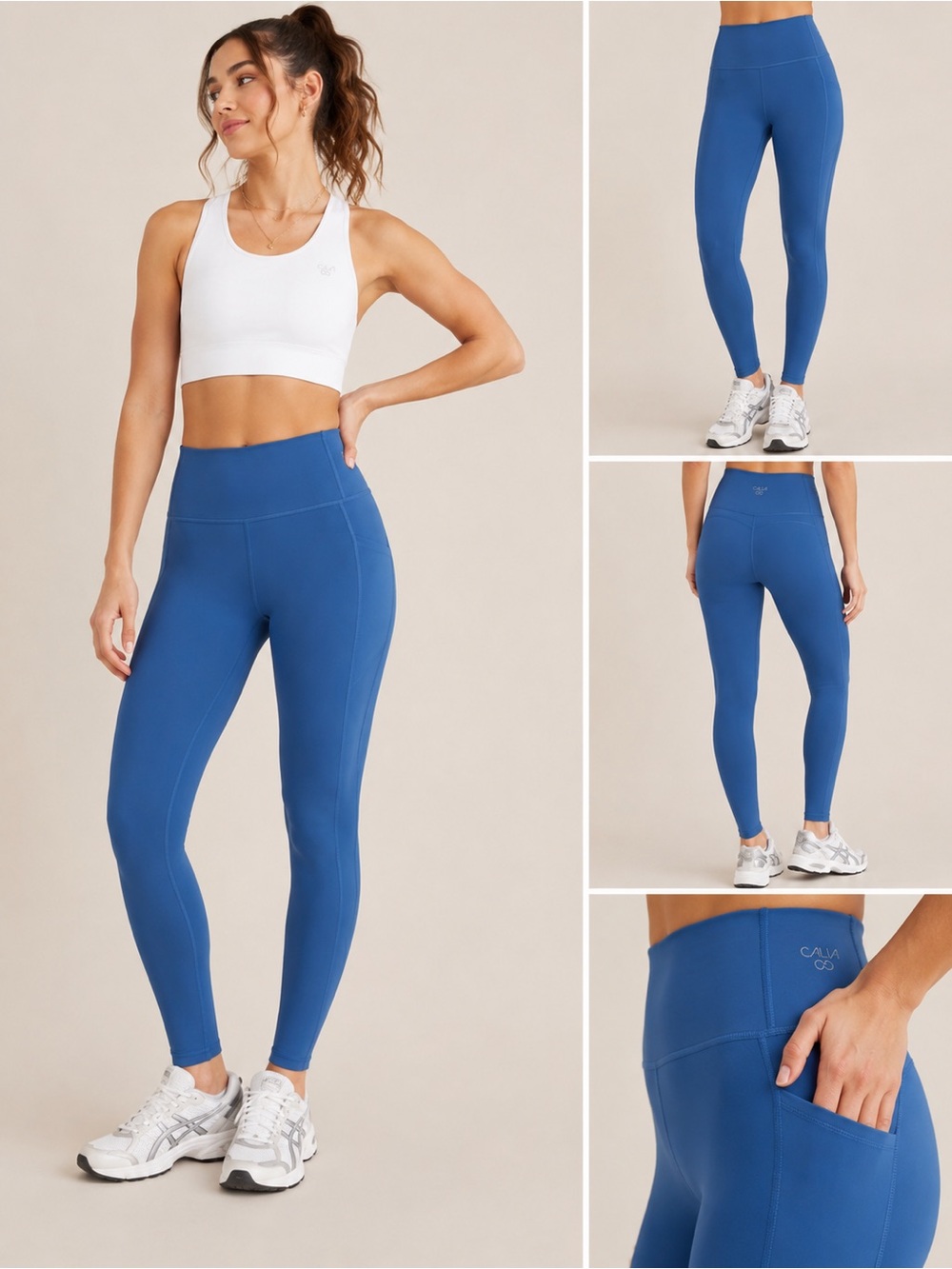NWT CALIA Cosmic Blue Inspire HR 7/8 Legging